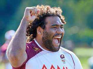 THE END IS NIGH: Sam Thaiday. Picture: John McCutcheon