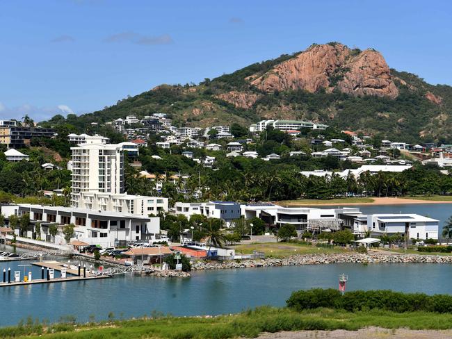 View of Townsville and Castle Hill from the roof of Ardo. Picture: Evan Morgan