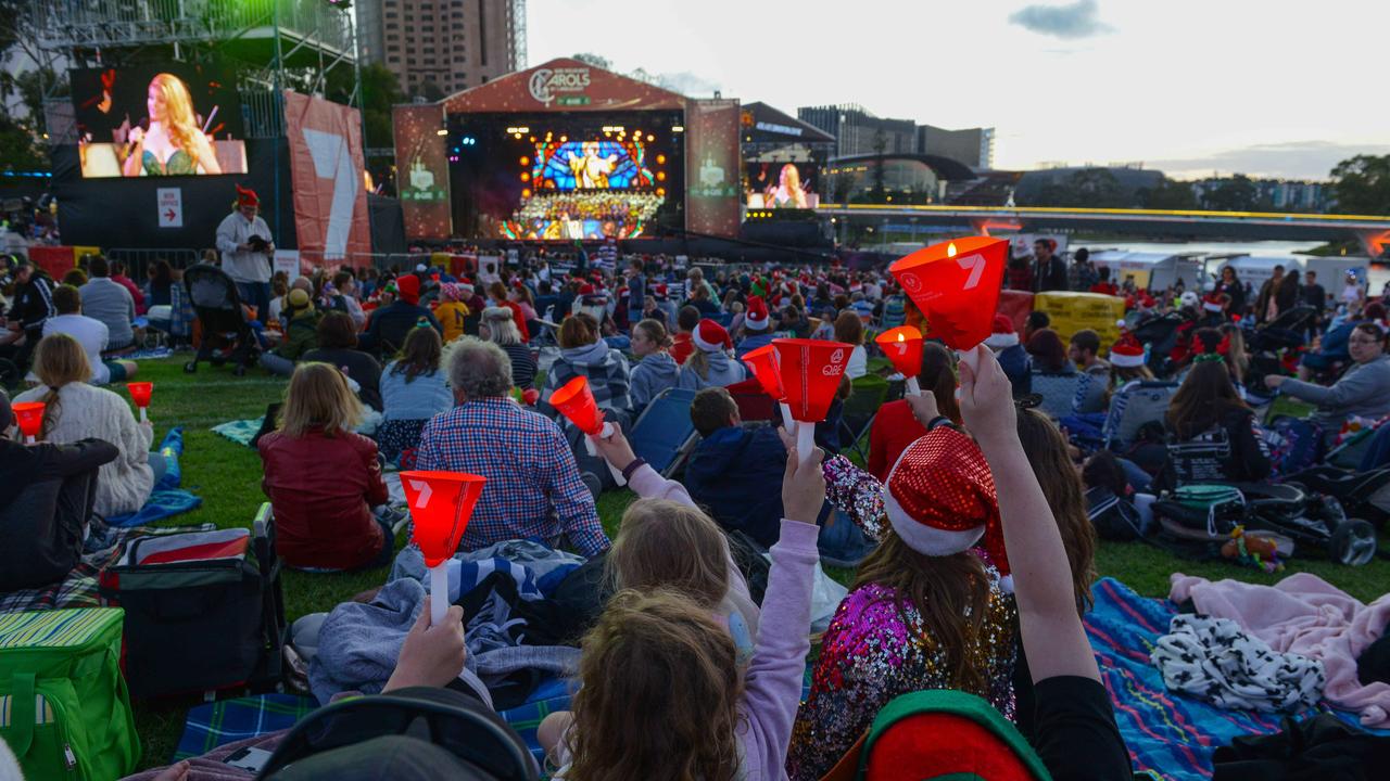 Carols by Candlelight in Elder Park last year. Picture: AAP / Brenton Edwards