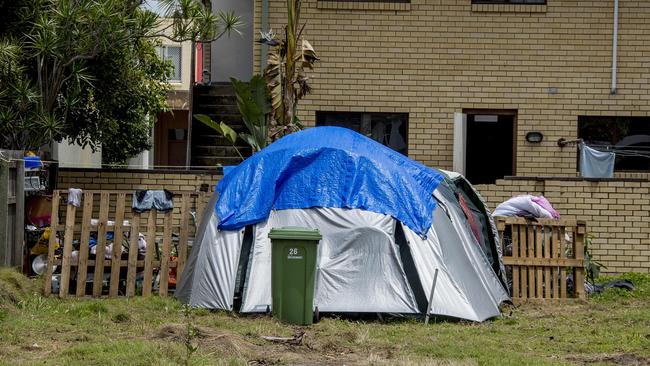 Judging by the set-up, the occupants are here to stay. Picture: Jerad Williams