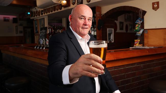 Stephen Ferguson Australian Hotels Association president at The Shipwrights Arms Hotel in Battery Point in relation to the recent increase in beer tax. Picture: Nikki Davis-Jones