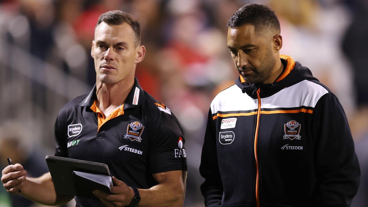 Benji Marshall hopes the challenges of this season will benefit his rookies in the years to come. Picture: Jason McCawley/Getty Images