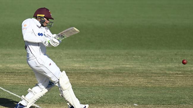 Usman Khawaja is dominating again for Queensland. Picture: Ian Hitchcock/Getty Images