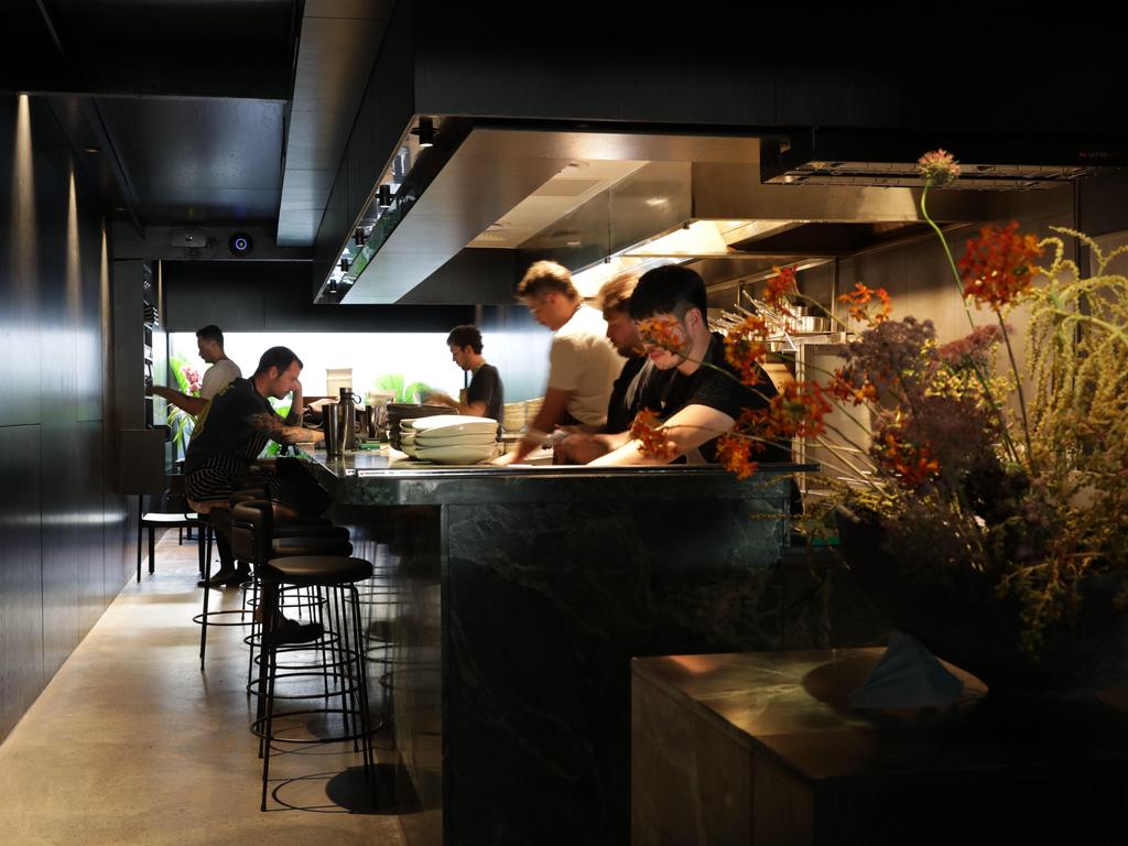 Inside Essa Restaurant in Fortitude Valley. Picture: Mark Cranitch.