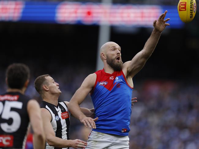 Max Gawn is still incredible in the ruck. Picture: Michael Klein