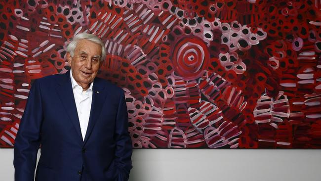 Meriton founder Harry Triguboff in his office. Picture: John Appleyard