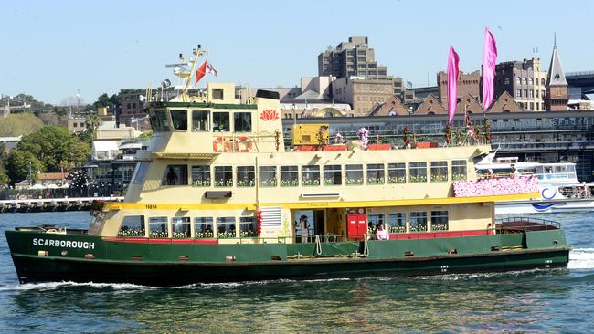 An example of one of Sydney’s First Fleet ferries which will take over the Lady Class routes when the older vessels are retired. Picture: John Appleyard