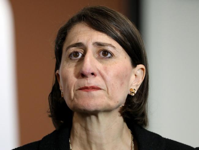 NSW Premier Gladys Berejiklian is closely monitoring Victoria’s daily coronavirus numbers before she makes a call on when the border between the two states will reopen. Picture: Damian Shaw/NCA NewsWire