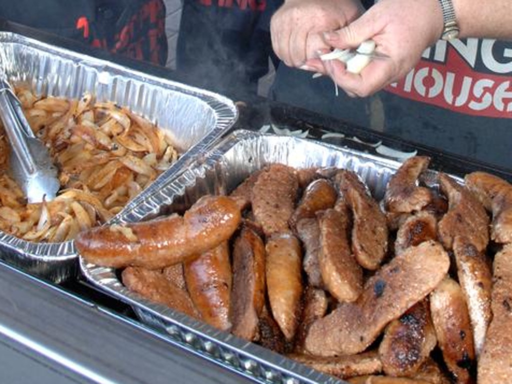 People have suggested that there should be a website stating which stores have an active sausage sizzle. Picture: Supplied