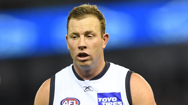 Steve Johnson rushed to hospital following freak accident. (AAP Image/Julian Smith)