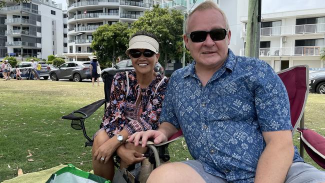 Brisbane residents Mark and Luz. Photo: Asa Andersen.