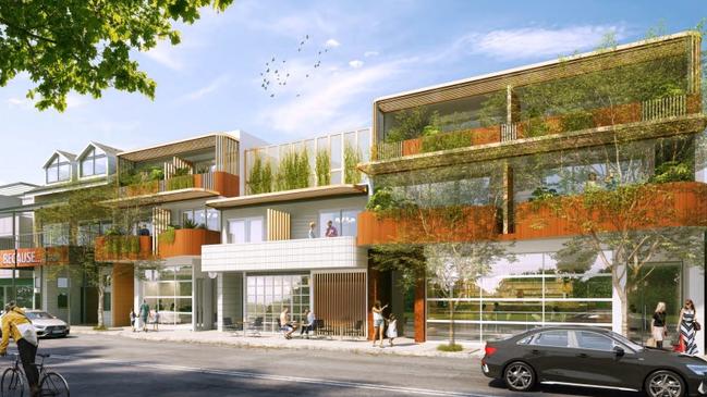 Artist Impression: Proposed development of shop-top housing and commercial premises on Beaumont St, Islington. Picture: Newcastle City Council Documents