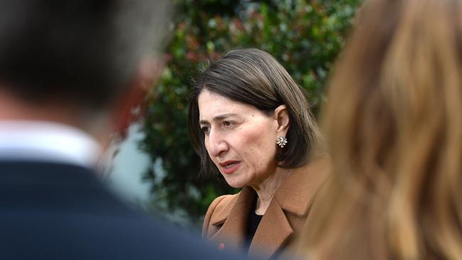 SYDNEY, AUSTRALIA – NewsWire Photos JULY 29. Premier Gladys Berejiklian hold a COVID-19 update at NSW Parliament House, Wednesday, July 29, 2020. Picture: NCA NewsWire / Jeremy Piper