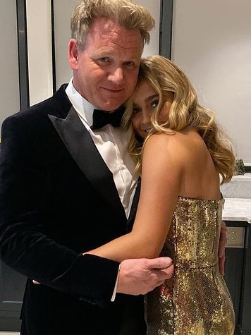 Gordon Ramsay and his daughter. Picture: Instagram