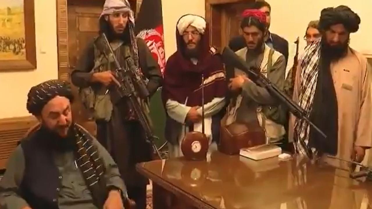 The Taliban enters the presidential palace in Kabul Afghanistan. Picture: Al Jazeera