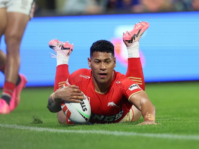 Dolphins winger Jamayne Isaako is enjoying pre-season under Woolf. Picture: Janelle St Pierre/Getty Images