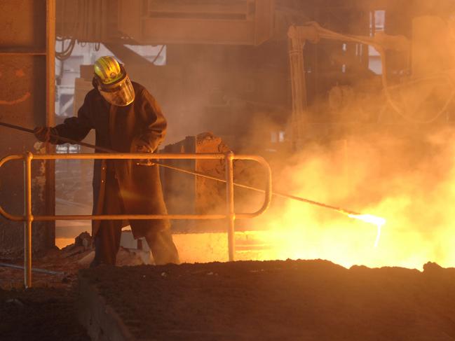 *ADVERTISER ONLY* Blast furnace cast house floor. Steelmaking has resumed at the Whyalla Steelworks after an expert and exceptional, GFG Alliance team was able to restart the blast furnace., The blast furnace restart operation began after an unexpected delay following a planned, routine maintenance shut down in March., A series of recent breakthroughs allowed workers in power and services, maintenance,, and steelmaking divisions to return to their regular shift rosters earlier this week. Picture: Supplied