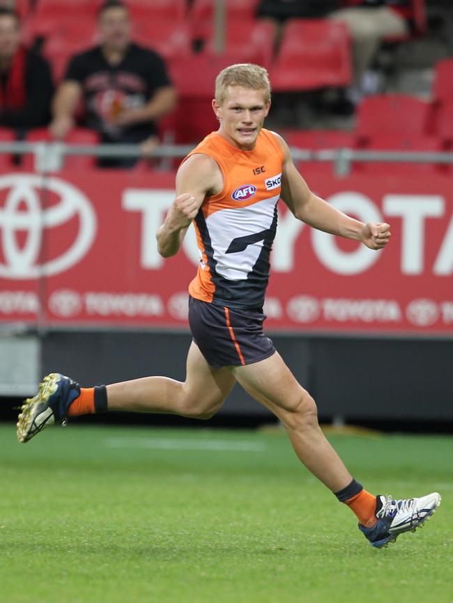 Treloar started his AFL career at the Giants.