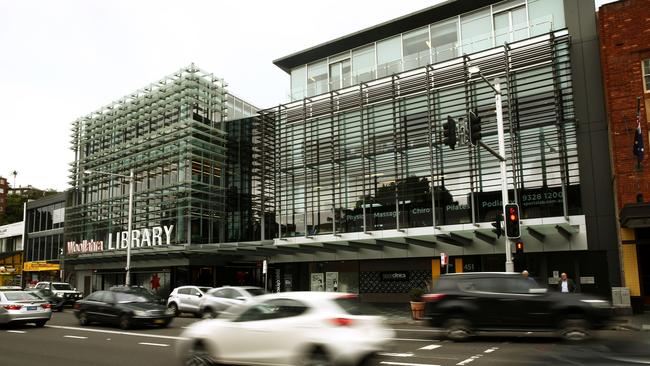 Woollahra Library in Double Bay. Picture: John Appleyard