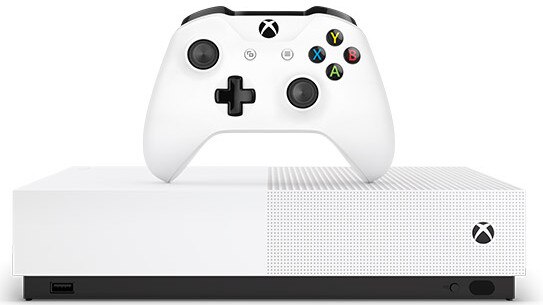 Say goodbye to all those discs with the Xbox One S All Digital console. Picture: Supplied