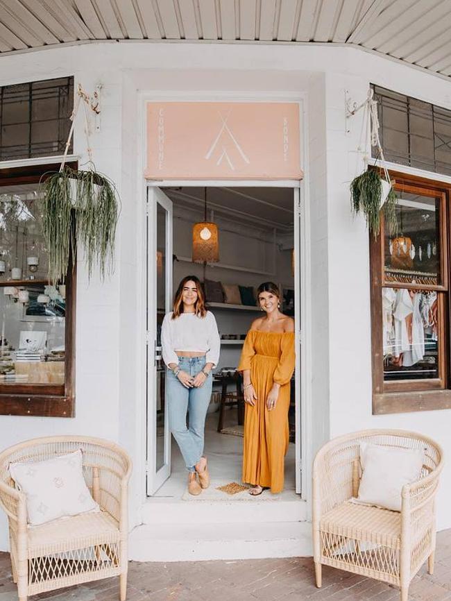 Loren and Kristie outside their Glenayr Ave store. Picture: Supplied