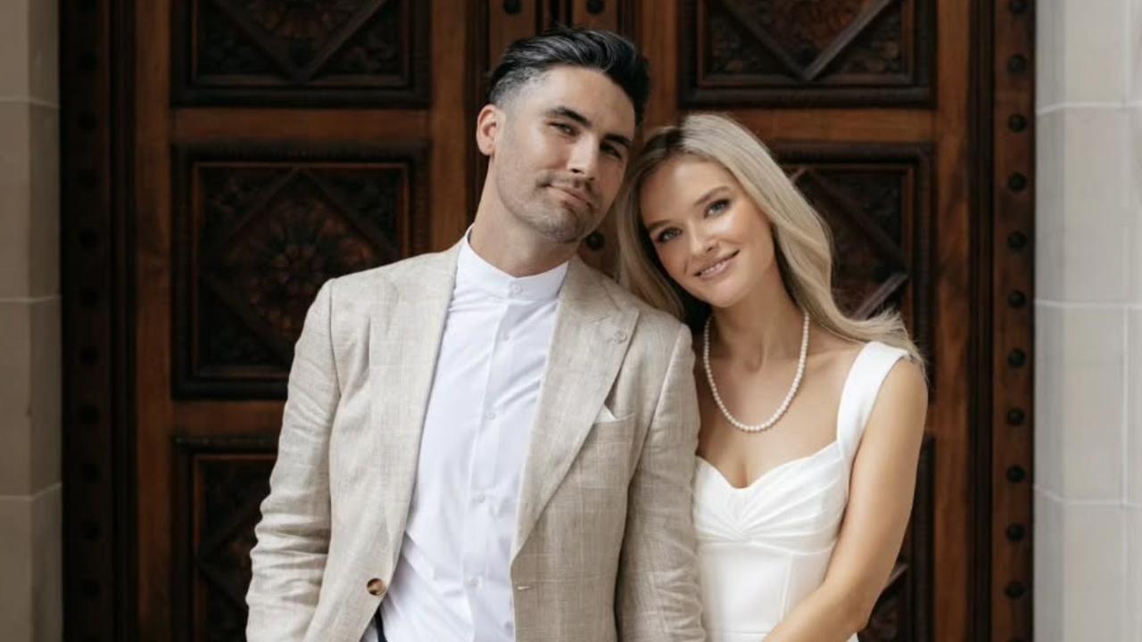 Ex - Hawthorn and Port Adelaide player Chad Wingard marries Lilly Picture: Instagram