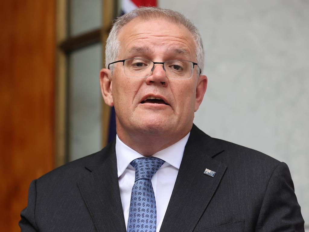 Prime Minister Scott Morrison says the international and state borders are separate issues. Picture: NCA/Gary Ramage