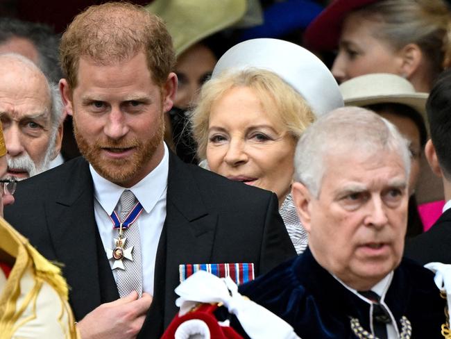 King Charles has handled Prince Harry and Prince Andrew in vastly different manners. Picture: Toby Melville / Pool / AFP