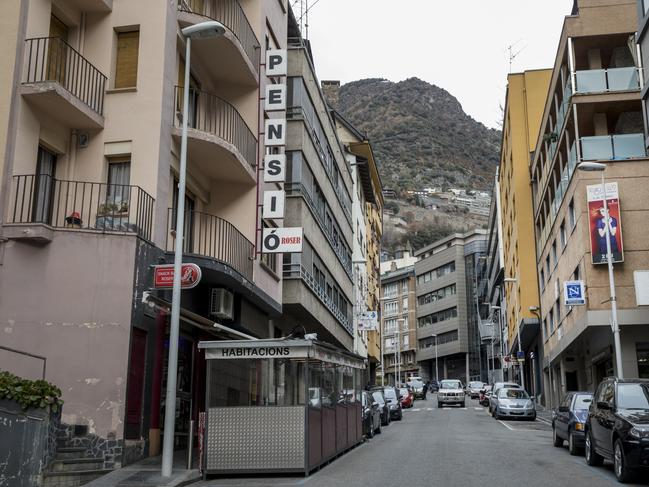 The Roser hotel in the town of Escaldes in Andorra, where Florent Gregoire was last seen. Picture: Ella Pellegrini