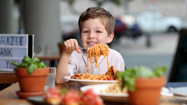 Spaghetti House is open for business and CJ’s Pasta is delivering lasagne. Picture: Peter Wallis