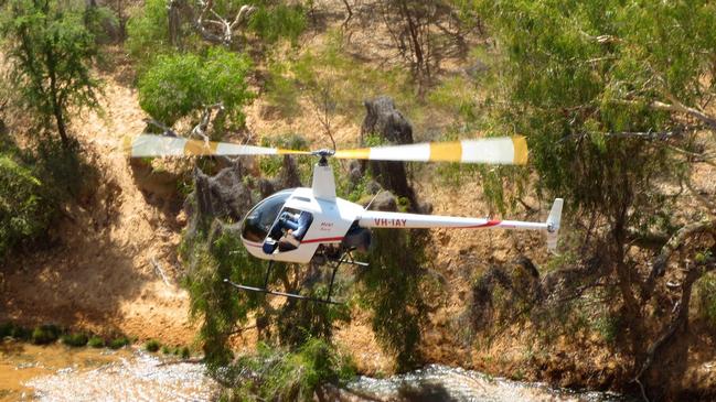 FILE PHOTO. Pearl Coast Helicopter pilots Peter Ritter, 29, and Gavin U’Ren, 30, were killed when their helicopters collided shortly after take off near Mount Anderson Stations, 300km east of Broome. Picture: Pearl Coast Helicopters