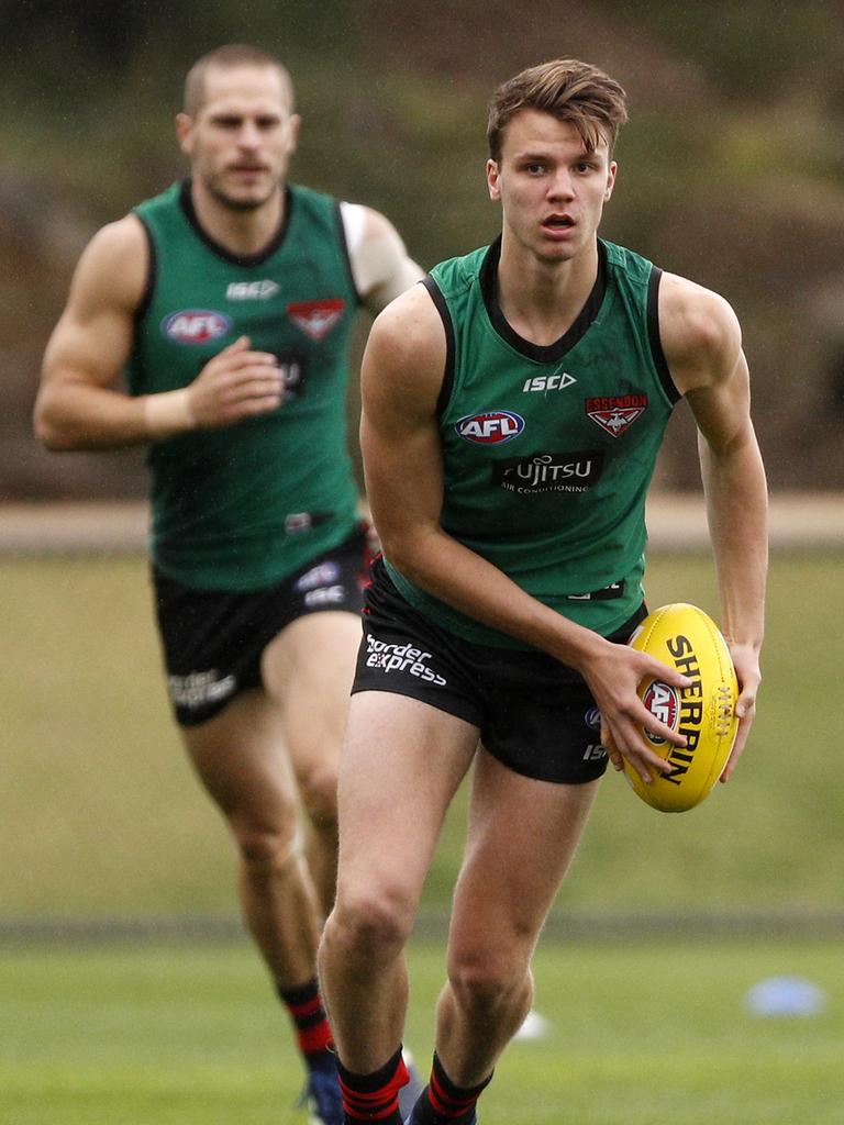 Jordan Ridley was a surprise omission from the Bombers side for Round 2.