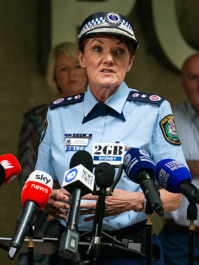 NSW Police Commissioner Karen Webb. Picture: NewsWire / Gaye Gerard