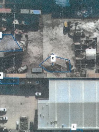 EPA investigators found dust blowing off the Australian Recycling Solutions yard at Laverton North. An investigation found asbestos in building rubble stockpiled there. Picture: Supplied/EPA Victoria/Sunshine Magistrates' Court