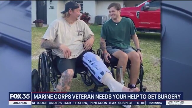 Marine corps vet raising money for surgery