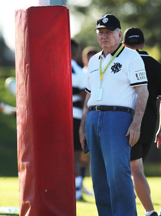 Jones coaching the Barbarians.