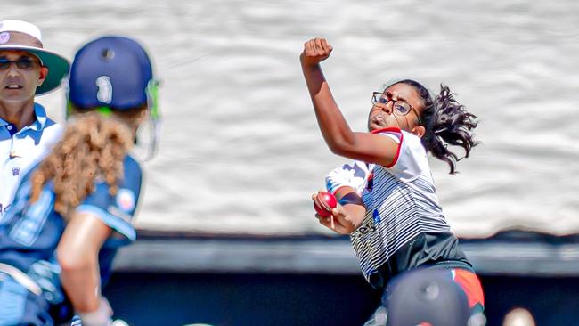 Sam Kuncham, UTS North Sydney, Brewer Shield, NSW Women's Premier Cricket, 2022-23. Photo: UTS North Sydney (MTV)