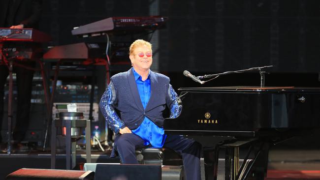 Elton John at Day on the Green at Mt Duneed Estate. Picture: Peter Ristevski