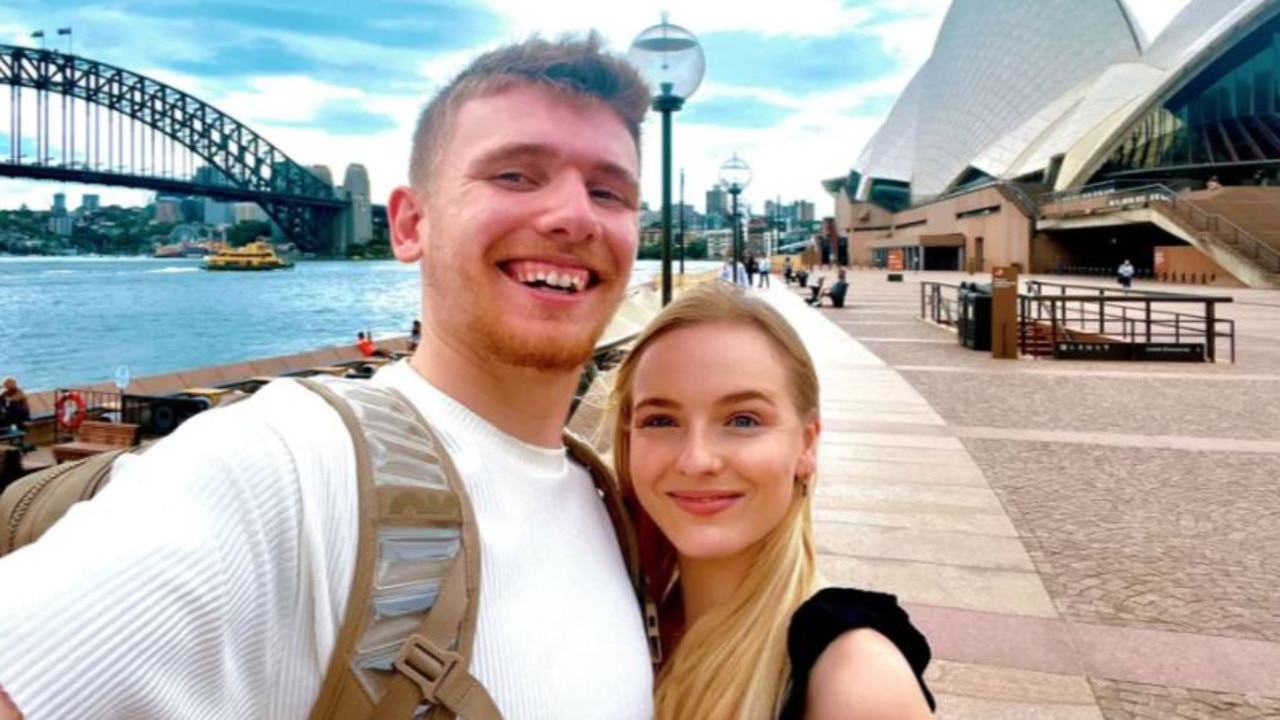 While on an Aussie trip of a lifetime, James Soale, 22, and his girlfriend Savannah Callaghan, 23, were enjoying a dip in the ocean in Far North Queensland when he was stung.