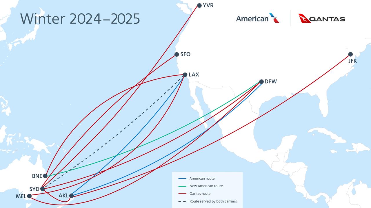 American Airlines adds longest distance flight to Brisbane