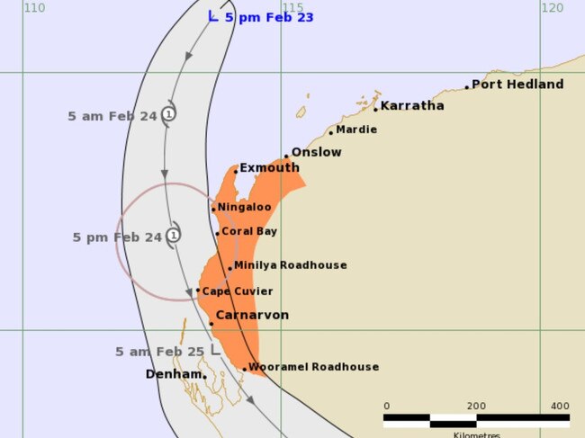 Cyclone Lincoln. Picture: BOM