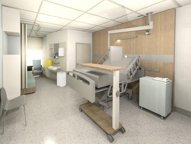 The building will also feature cardiac inpatient units