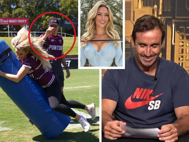 Joey Johns has roasted his nephew. Photo: Matrix News and YouTube