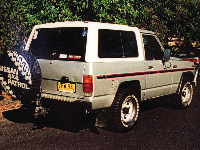 Ivan Milat's Nissan Patrol which he used to drive his victims to their death in the forest.