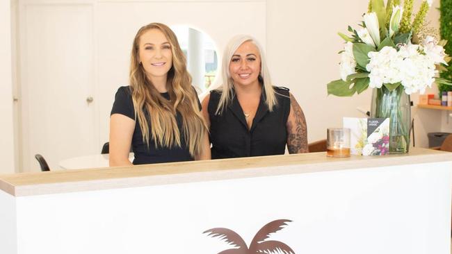 Dannielle Rossetto (left) and Jayde Smith from Coastal Artistry were crowned top hairdressers on the Sunshine Coast.