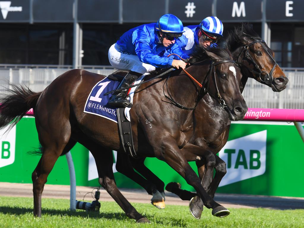 Glyn Schofield riding Avilius earlier this carnival.