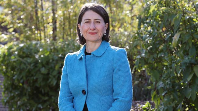 NSW Premier Gladys Berejiklian returned from her overseas trip on Sunday. Picture: David Swift