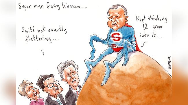 Rod Clement Margin Call cartoon for 17-07-2018. Version: Business Cartoon  (1280x720 - Aspect ratio preserved, Canvas added)COPYRIGHT: The Australian's artists each have different copyright agreements in place regarding re-use of their work in other publications.Please seek advice from the artists themselves or the Managing Editor of The Australian regarding re-use.