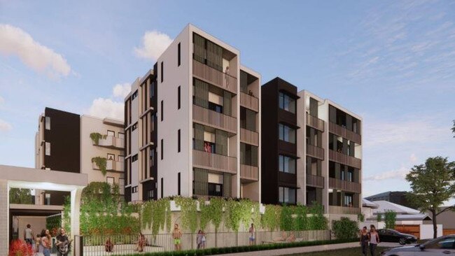 Apartment block proposed for Martyn St, Parramatta Park. Picture: CA Architects