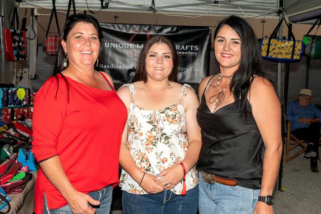 Brooke, Lisa and Bridgette Hill from Yalboroo at NQ's Rock'N Country 2022.Picture: Michaela Harlow